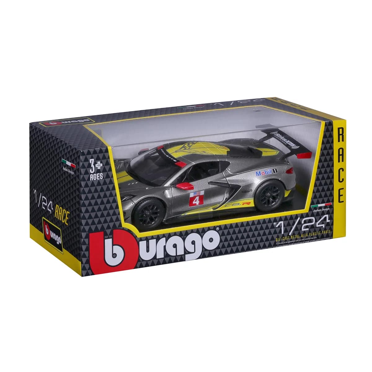 Автомодель Bburago Chevrolet Corvette C8.R 1:24 18-28024 фото 2 Автомодель Bburago Chevrolet Corvette C8.R 1:24 18-28024 фото 2