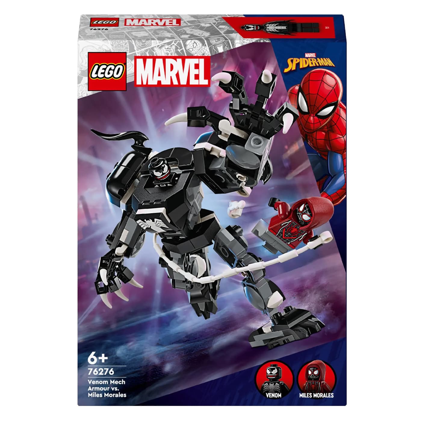 Конструктор Lego Marvel Робот Венома vs. Майлз Моралез 134дет 76276 Конструктор Lego Marvel Робот Венома vs. Майлз Моралез 134дет 76276