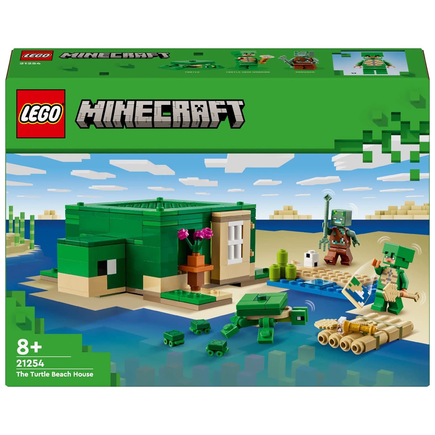 Конструктор Lego Minecraft Пляжный дом 234дет 21254 Конструктор Lego Minecraft Пляжный дом 234дет 21254