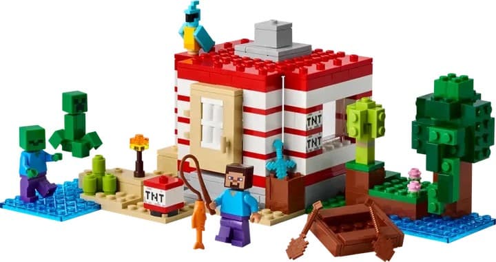 Конструктор Lego Minecraft Будинок з вибухівки в джунглях 287дет 21275 Конструктор Lego Minecraft Будинок з вибухівки в джунглях 287дет 21275