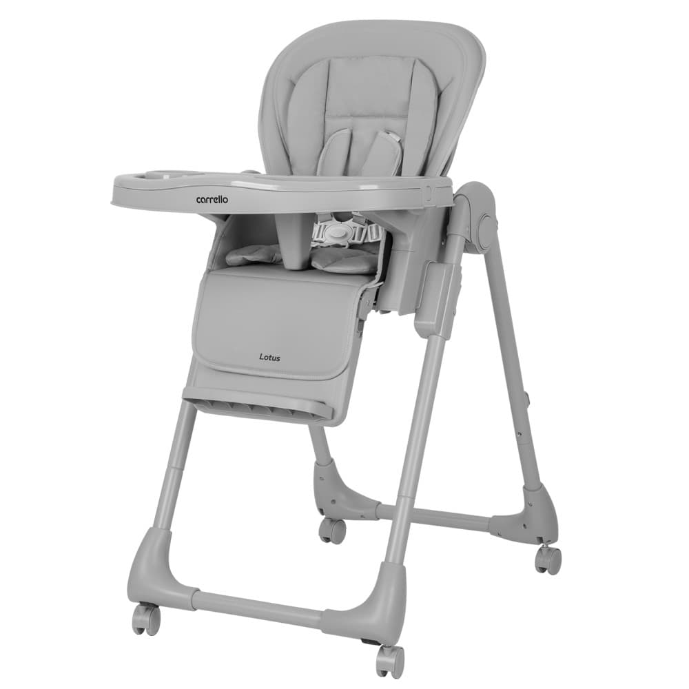 Стульчик для кормления Carrello Lotus CRL-12101 Alba Grey Стульчик для кормления Carrello Lotus CRL-12101 Alba Grey