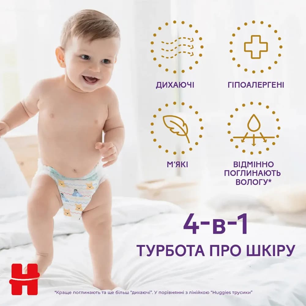 Подгузники-трусики Huggies Extra Care 6 30шт 582436 фото 6 Подгузники-трусики Huggies Extra Care 6 30шт 582436 фото 6