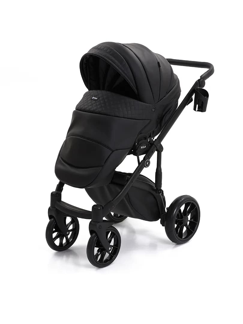 Коляска универсальная 3в1 Kidex K-Style Pure black Handle black KDXS03 фото 5 Коляска универсальная 3в1 Kidex K-Style Pure black Handle black KDXS03 фото 5