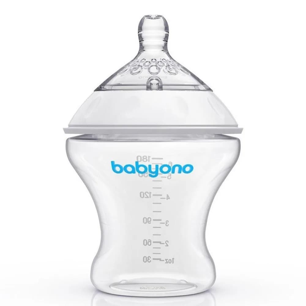 Бутылочка пластиковая BabyOno 180мл 1450 фото 2 Бутылочка пластиковая BabyOno 180мл 1450 фото 2