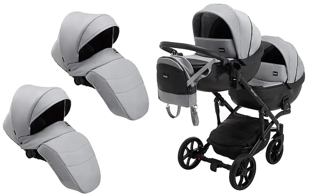 Коляска универсальная для двойни 2в1 Bair Next Duo Soft 10 625793 фото 3 Коляска универсальная для двойни 2в1 Bair Next Duo Soft 10 625793 фото 3