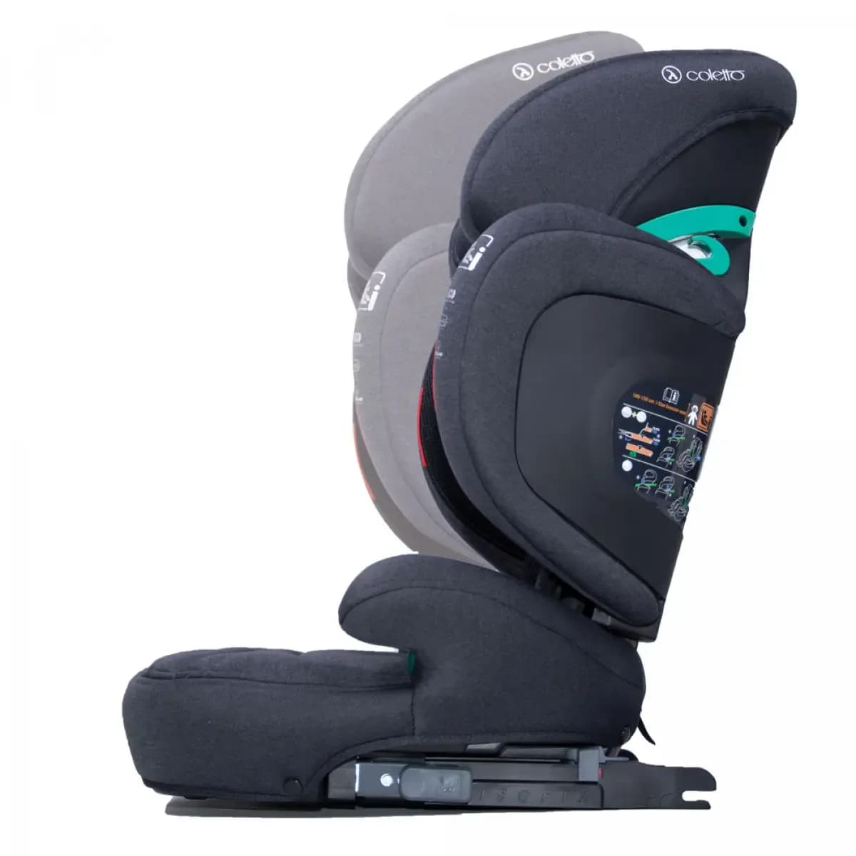 Автокрісло Coletto Avola Isofix 15-36 grey 9024-CAI-10 фото 3 Автокрісло Coletto Avola Isofix 15-36 grey 9024-CAI-10 фото 3