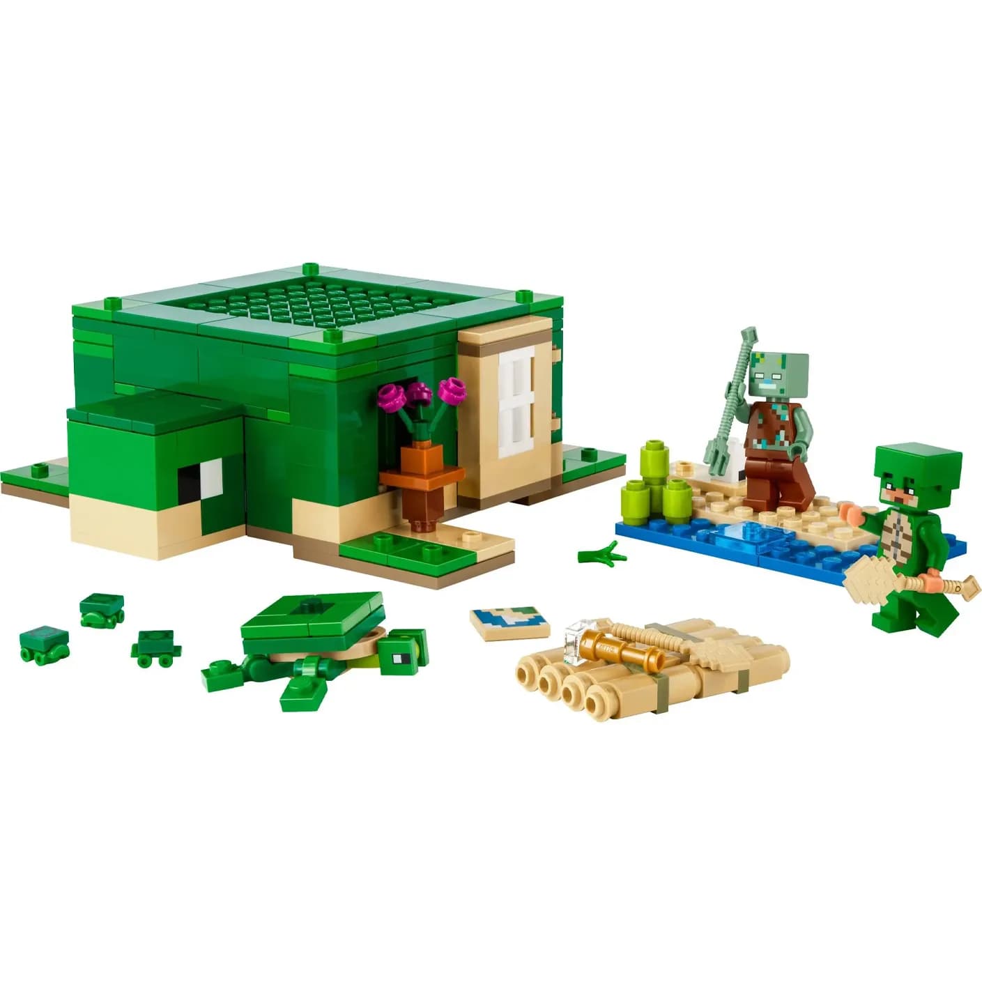 Конструктор Lego Minecraft Пляжный дом 234дет 21254 фото 2 Конструктор Lego Minecraft Пляжный дом 234дет 21254 фото 2