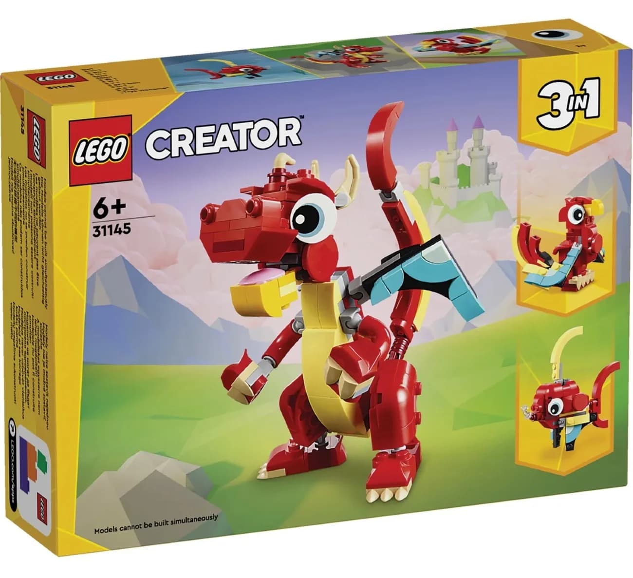 Конструктор Lego Creator Червоний Дракон 149дет 31145 фото 2 Конструктор Lego Creator Червоний Дракон 149дет 31145 фото 2
