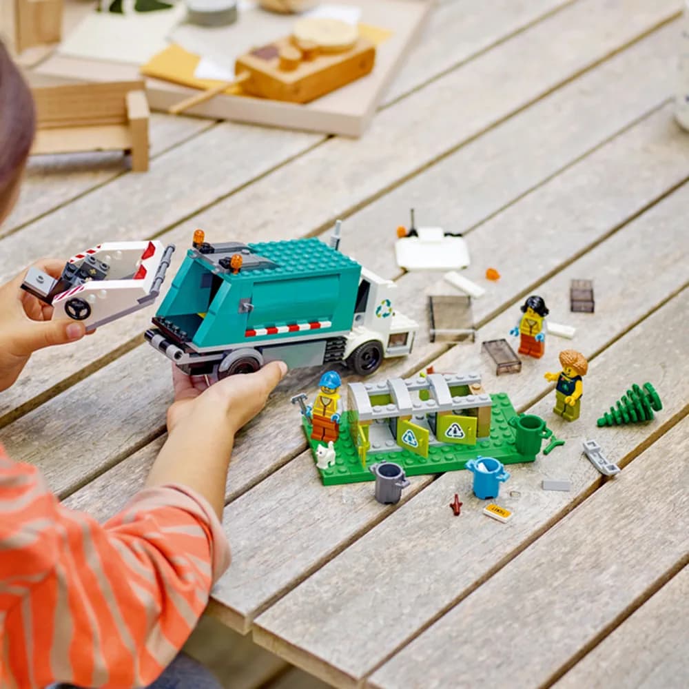 Конструктор LEGO City Сміттєпереробна вантажівка 261дет 60386 фото 8 Конструктор LEGO City Сміттєпереробна вантажівка 261дет 60386 фото 8