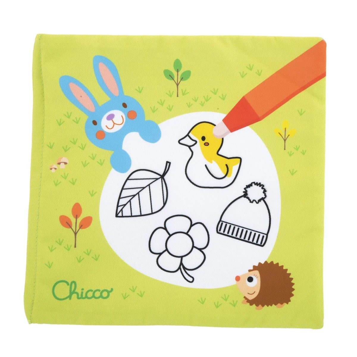 Книга-розмальовка м'яка Chicco Пори року 10631.00 Книга-розмальовка м'яка Chicco Пори року 10631.00