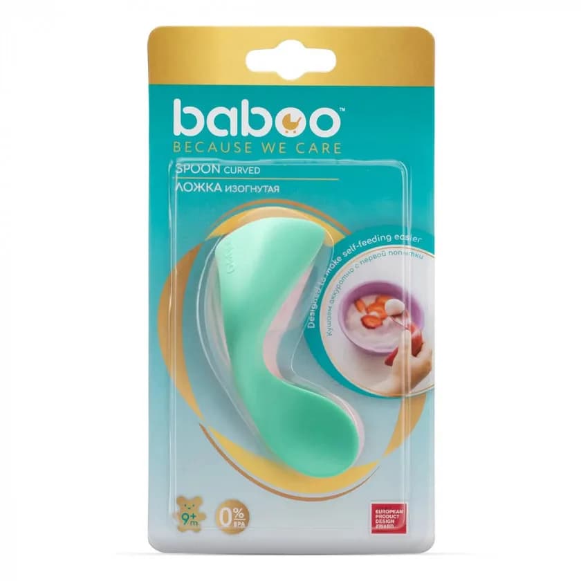 Ложка тренировочная Baboo 90434 фото 3 Ложка тренировочная Baboo 90434 фото 3
