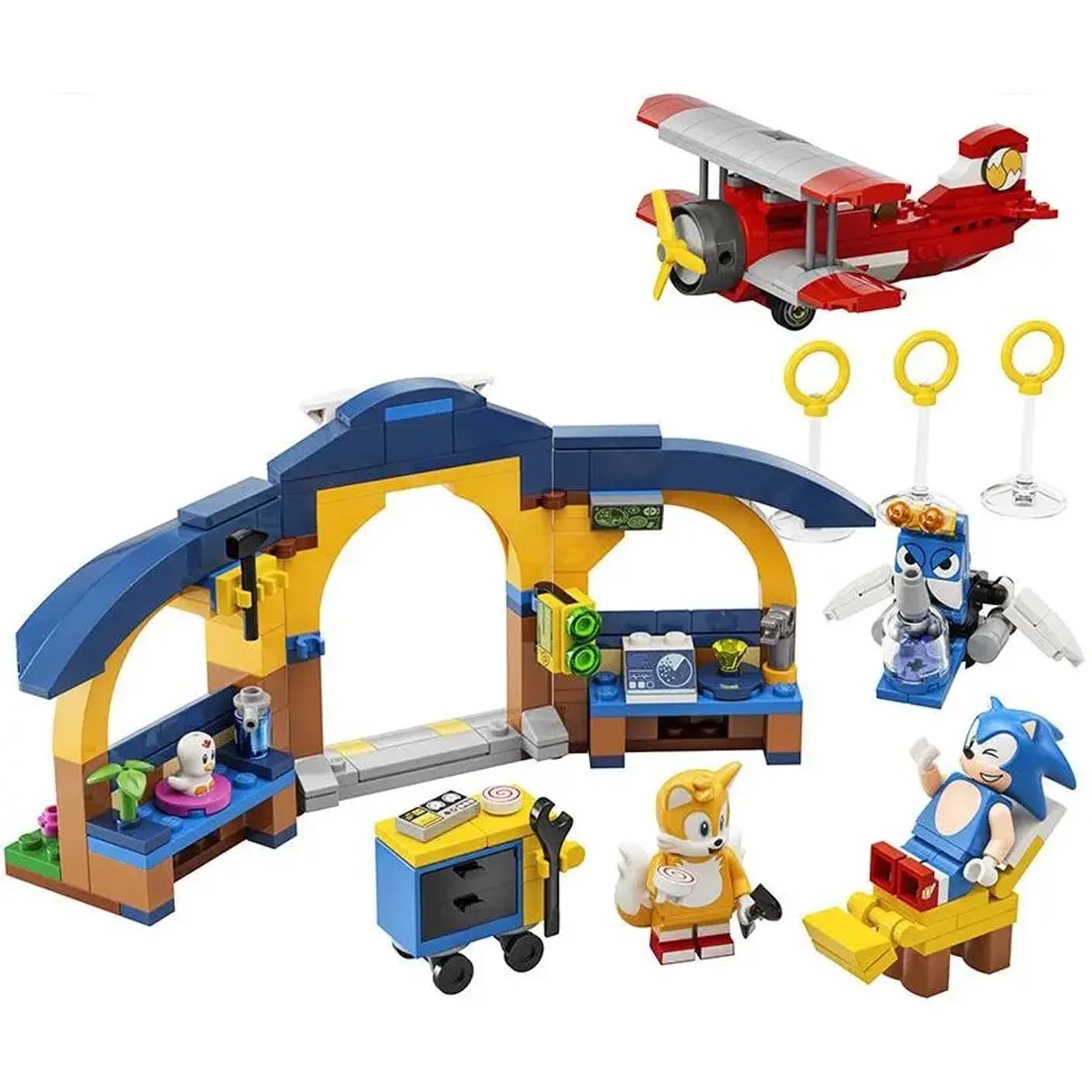 Конструктор Lego Sonic Мастерская Тейлз и самолет Торнадо 376дет 76991 фото 2 Конструктор Lego Sonic Мастерская Тейлз и самолет Торнадо 376дет 76991 фото 2