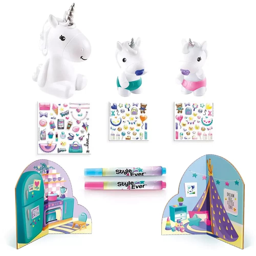 Набор для творчества Canal Toys DIY Style 4 Ever Семья сияющих единорогов OFG287 фото 2 Набор для творчества Canal Toys DIY Style 4 Ever Семья сияющих единорогов OFG287 фото 2