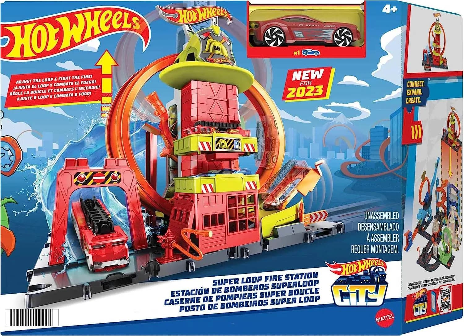Набор игровой Hot Wheels Суперпетля с пожарной станцией HKX41 фото 6 Набор игровой Hot Wheels Суперпетля с пожарной станцией HKX41 фото 6