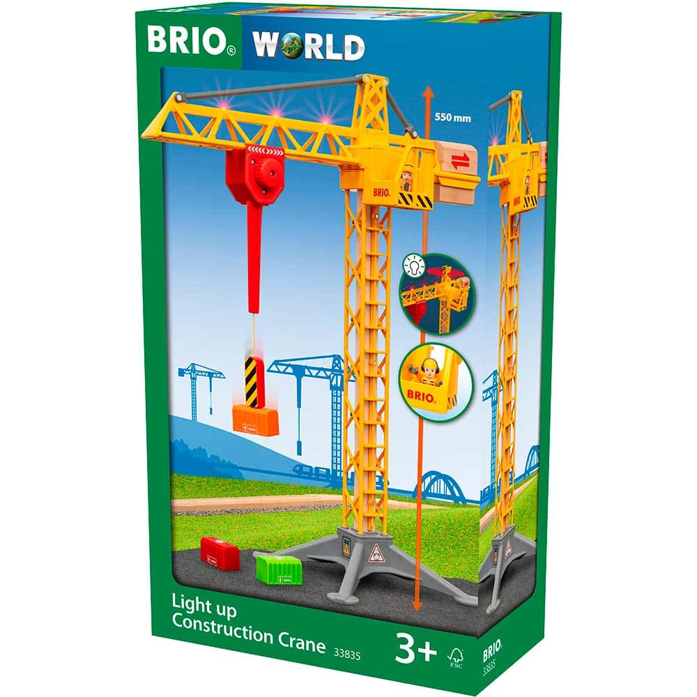 Будівельний кран зі світлом BRIO 33835 Будівельний кран зі світлом BRIO 33835
