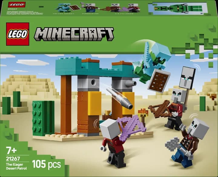 Конструктор Lego Minecraft Пустынный патруль разбойника 105дет 21267 фото 2 Конструктор Lego Minecraft Пустынный патруль разбойника 105дет 21267 фото 2