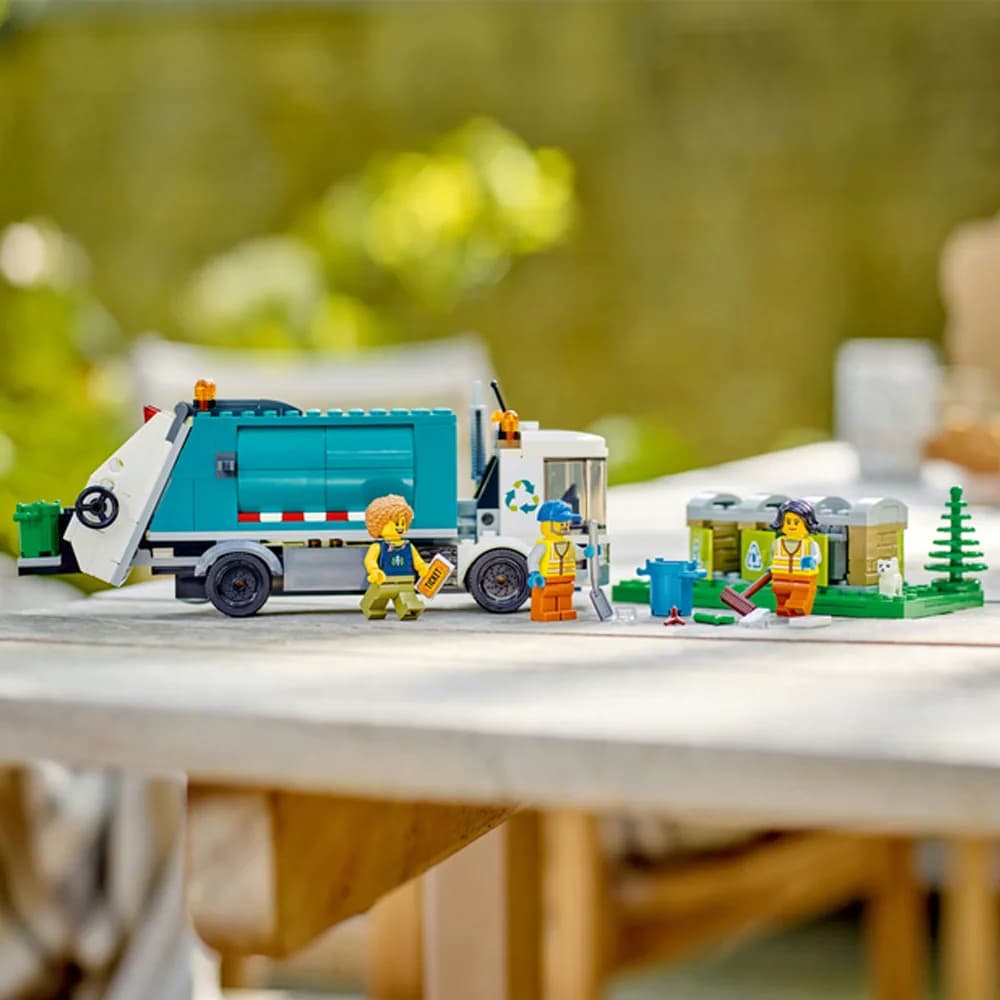 Конструктор LEGO City Сміттєпереробна вантажівка 261дет 60386 фото 7 Конструктор LEGO City Сміттєпереробна вантажівка 261дет 60386 фото 7