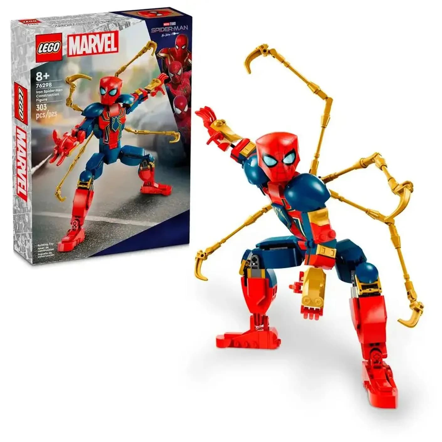 Конструктор Lego Marvel Фігурка Залізної Людини-Павука 303дет 76298 фото 2 Конструктор Lego Marvel Фігурка Залізної Людини-Павука 303дет 76298 фото 2