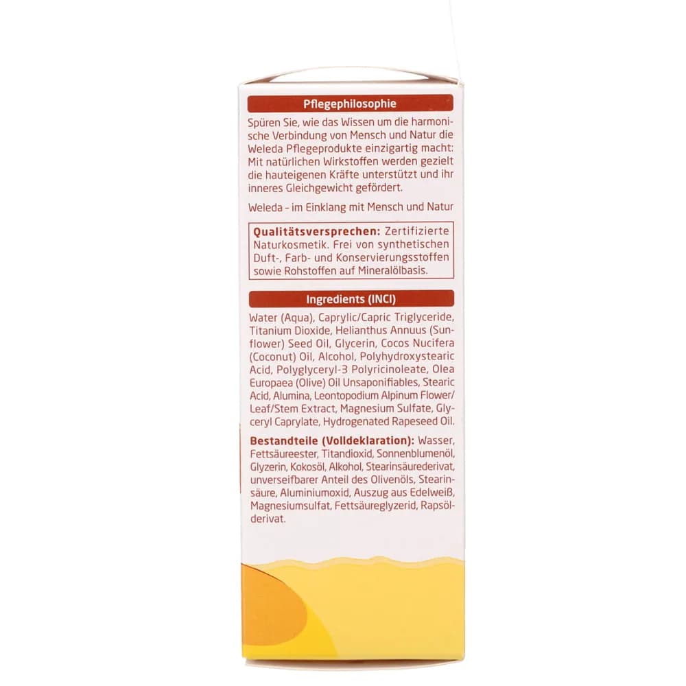 Крем солнцезащитный Эдельвейс SPF50 Weleda 50мл 00755600 фото 5 Крем солнцезащитный Эдельвейс SPF50 Weleda 50мл 00755600 фото 5