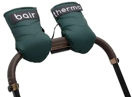 Рукавиці на коляску Bair Thermo Mittens 680678 forest green фото 2 Рукавиці на коляску Bair Thermo Mittens 680678 forest green фото 2