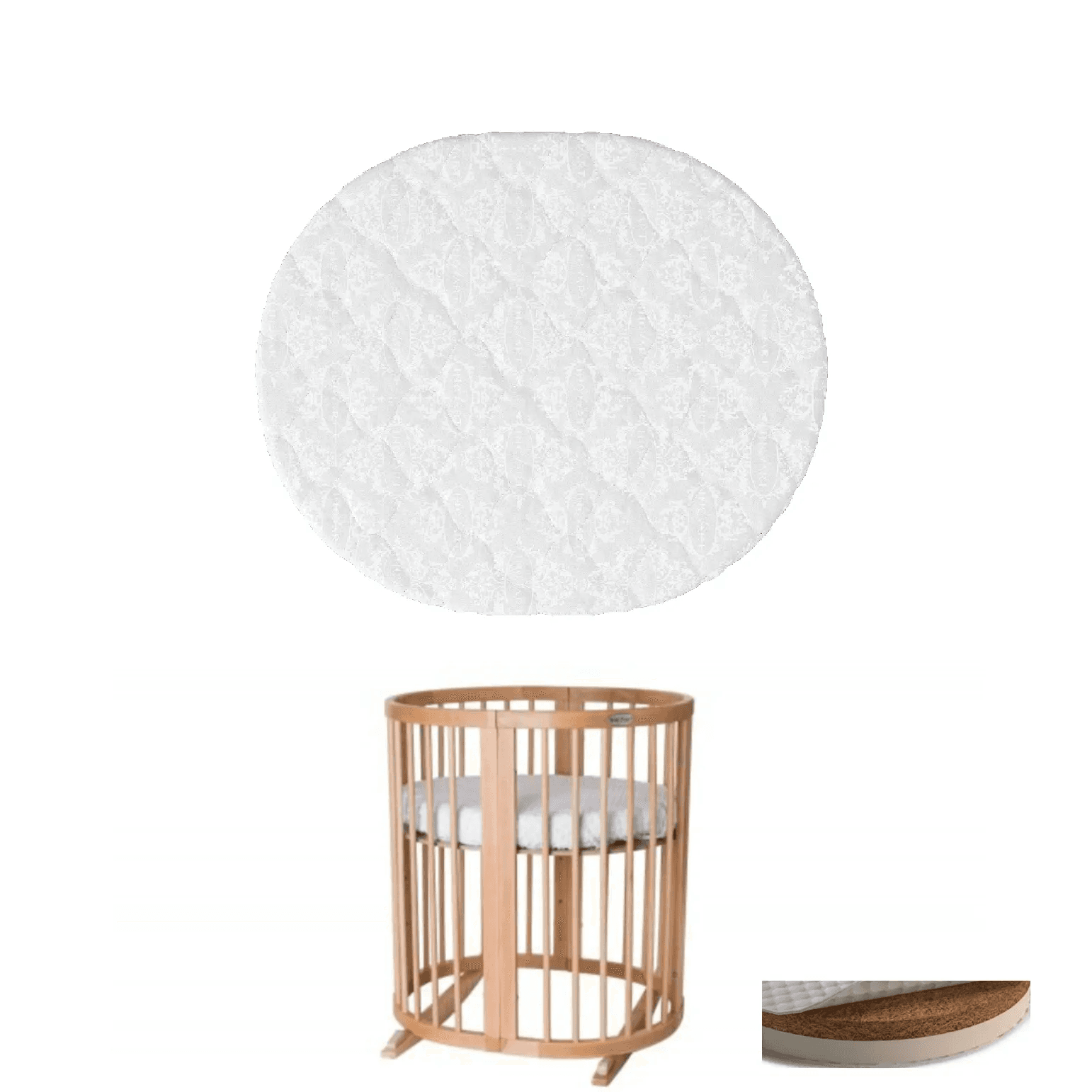 Матрас IngVart Smart bed Oval 60х71 см 343 Матрас IngVart Smart bed Oval 60х71 см 343