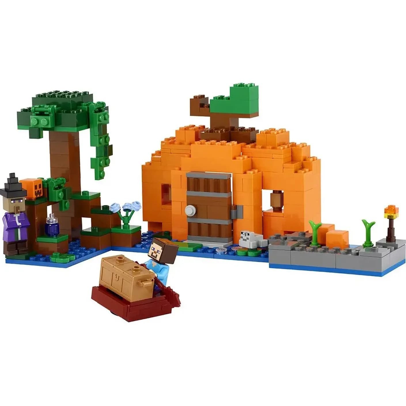 Конструктор Lego Minecraft Гарбузова ферма 257дет 21248 фото 2 Конструктор Lego Minecraft Гарбузова ферма 257дет 21248 фото 2