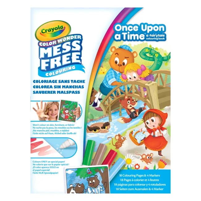 Розмальовка Crayola Color Wonder Улюблені казки 75-2816 фото 2 Розмальовка Crayola Color Wonder Улюблені казки 75-2816 фото 2