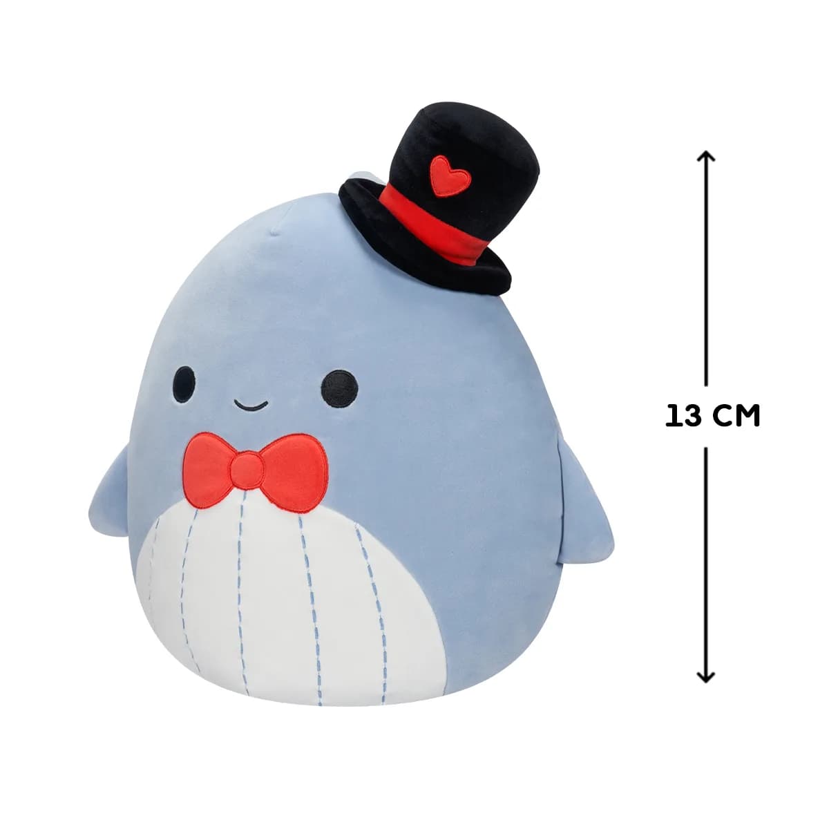 Іграшка м'яка Squishmallows Синій кит Самір 13см SQVA00806 фото 2 Іграшка м'яка Squishmallows Синій кит Самір 13см SQVA00806 фото 2