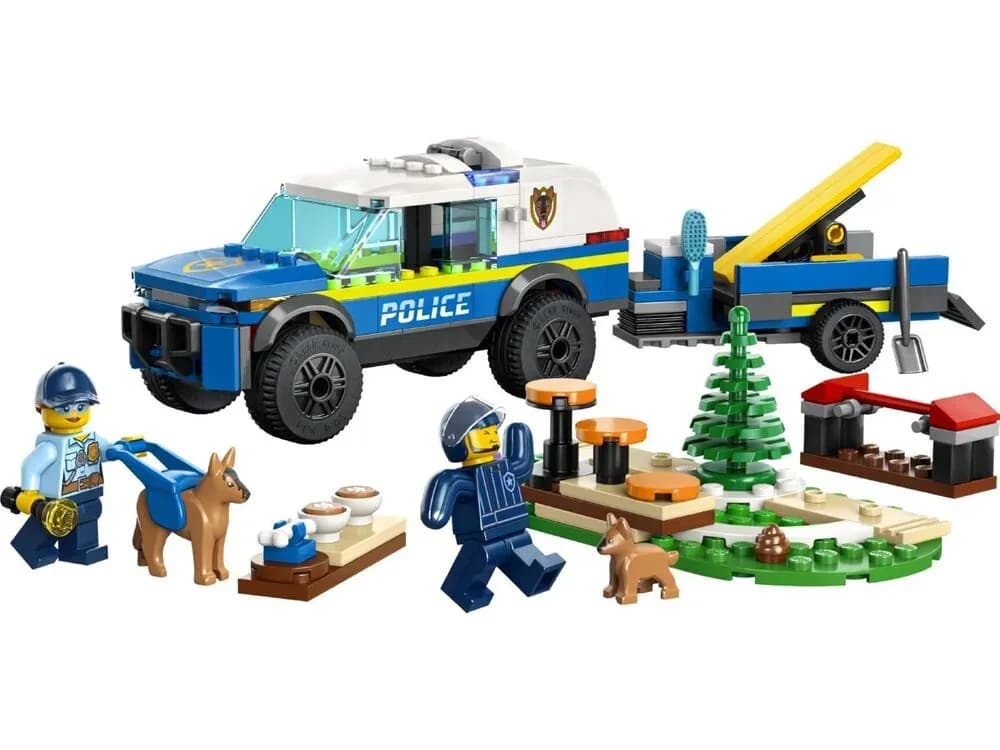 Конструктор LEGO City Мобильная площадка для дрессировки полицейских собак 197дет 60369 фото 3 Конструктор LEGO City Мобильная площадка для дрессировки полицейских собак 197дет 60369 фото 3