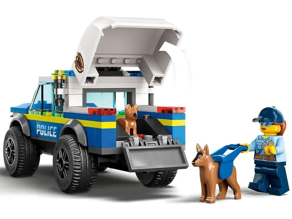 Конструктор LEGO City Мобильная площадка для дрессировки полицейских собак 197дет 60369 фото 4 Конструктор LEGO City Мобильная площадка для дрессировки полицейских собак 197дет 60369 фото 4