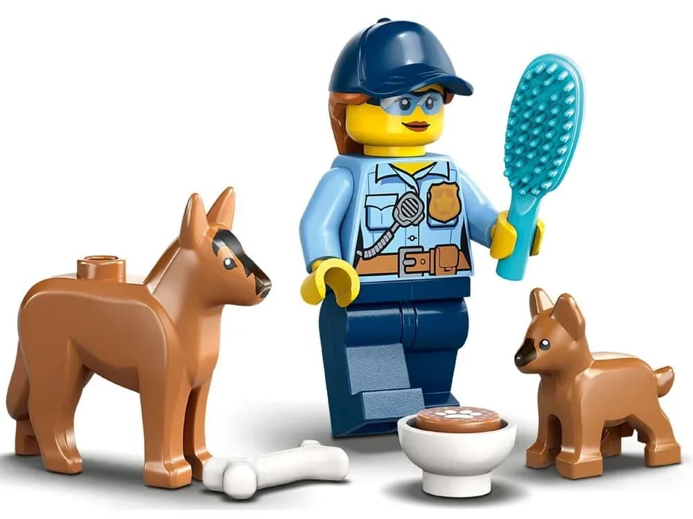 Конструктор LEGO City Мобильная площадка для дрессировки полицейских собак 197дет 60369 фото 8 Конструктор LEGO City Мобильная площадка для дрессировки полицейских собак 197дет 60369 фото 8
