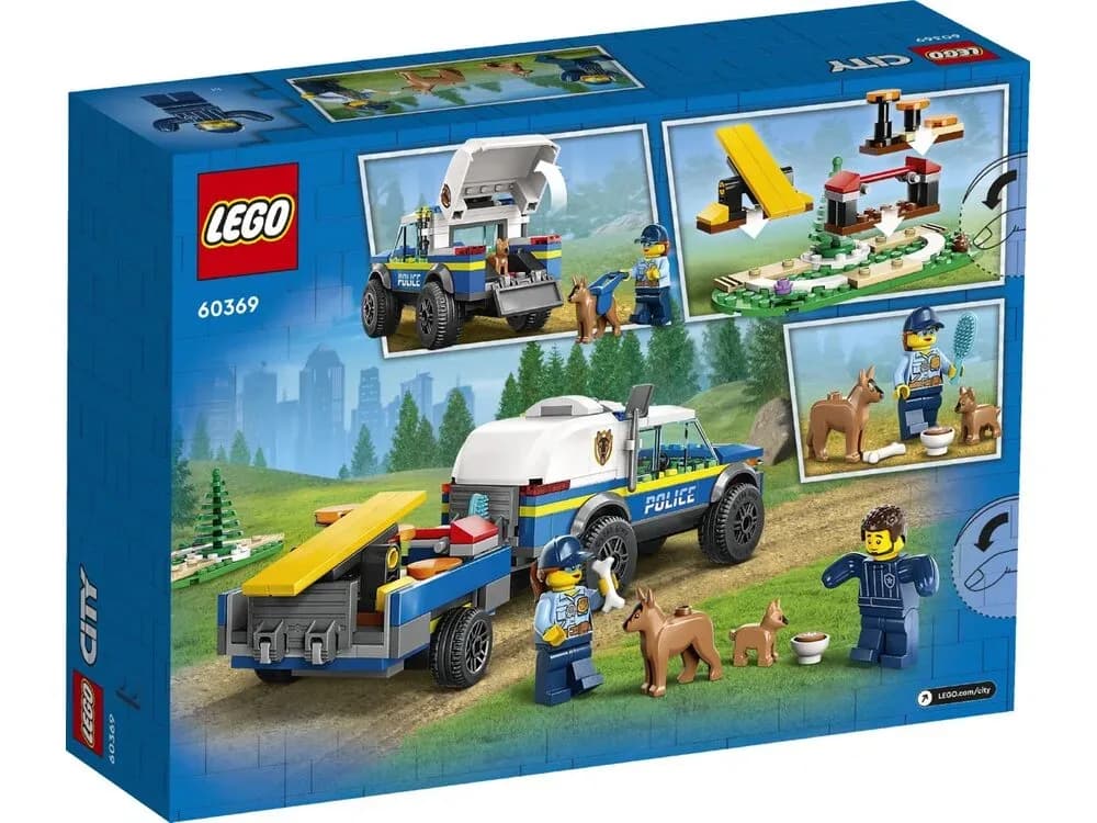 Конструктор LEGO City Мобильная площадка для дрессировки полицейских собак 197дет 60369 фото 9 Конструктор LEGO City Мобильная площадка для дрессировки полицейских собак 197дет 60369 фото 9