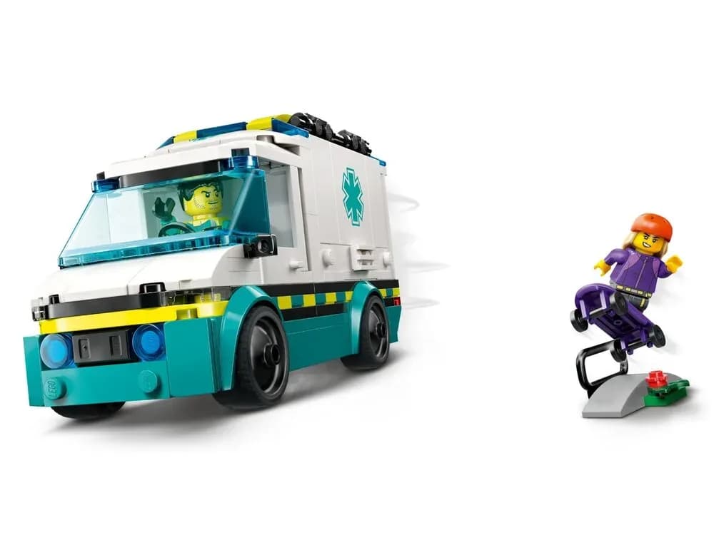 Конструктор Lego City Скорая помощь 184дет 60451 фото 6 Конструктор Lego City Скорая помощь 184дет 60451 фото 6