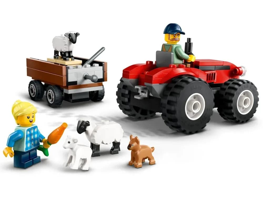 Конструктор Lego City Трактор із причепом і вівцями 116дет 60461 фото 2 Конструктор Lego City Трактор із причепом і вівцями 116дет 60461 фото 2