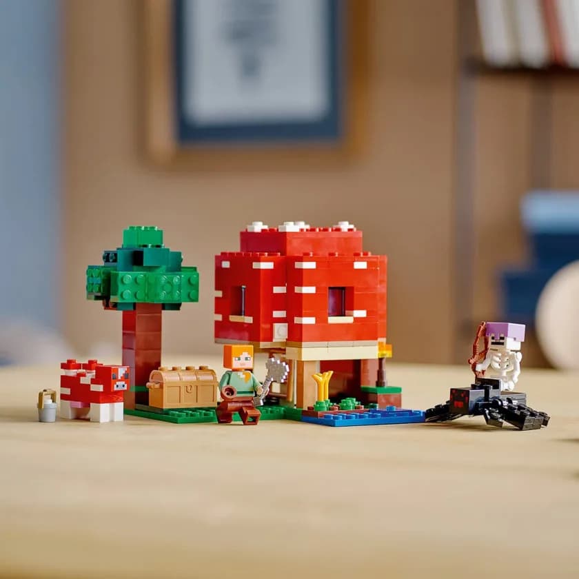 Конструктор Lego Minecraft Грибний будинок 272дет 21179 фото 3 Конструктор Lego Minecraft Грибний будинок 272дет 21179 фото 3
