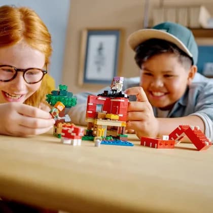 Конструктор Lego Minecraft Грибний будинок 272дет 21179 фото 6 Конструктор Lego Minecraft Грибний будинок 272дет 21179 фото 6