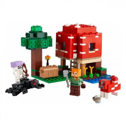 Конструктор Lego Minecraft Грибний будинок 272дет 21179 фото 4 Конструктор Lego Minecraft Грибний будинок 272дет 21179 фото 4