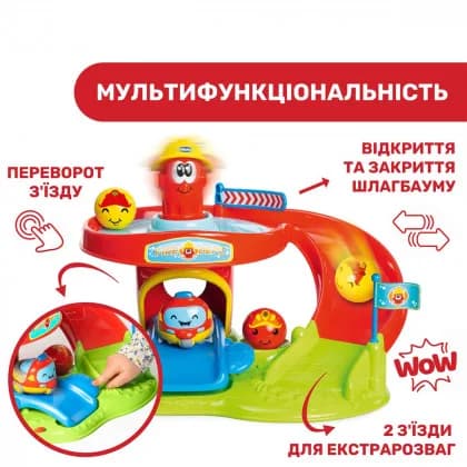 Іграшка розвиваюча CHICCO Паркінг Turbo Team 10758.00 фото 4 Іграшка розвиваюча CHICCO Паркінг Turbo Team 10758.00 фото 4