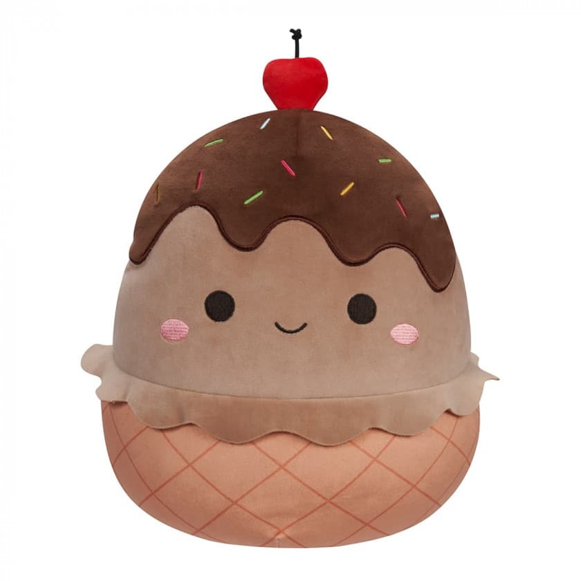 Игрушка мягкая Squishmallows Шоколадное мороженое 30см SQCR04146 Игрушка мягкая Squishmallows Шоколадное мороженое 30см SQCR04146