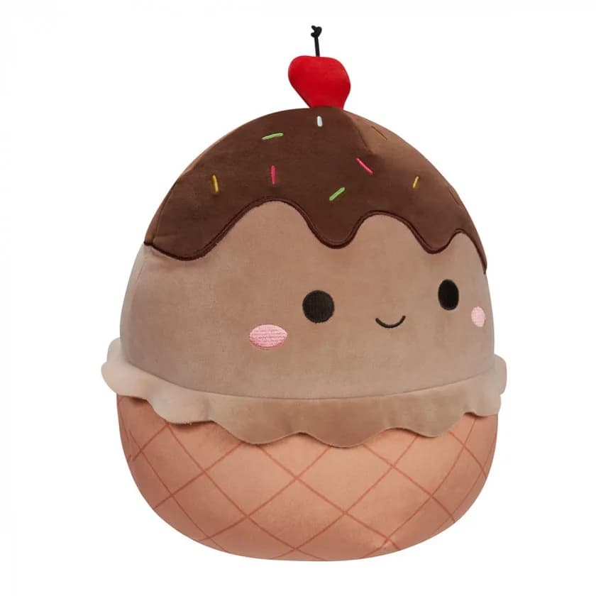 Игрушка мягкая Squishmallows Шоколадное мороженое 30см SQCR04146 фото 3 Игрушка мягкая Squishmallows Шоколадное мороженое 30см SQCR04146 фото 3