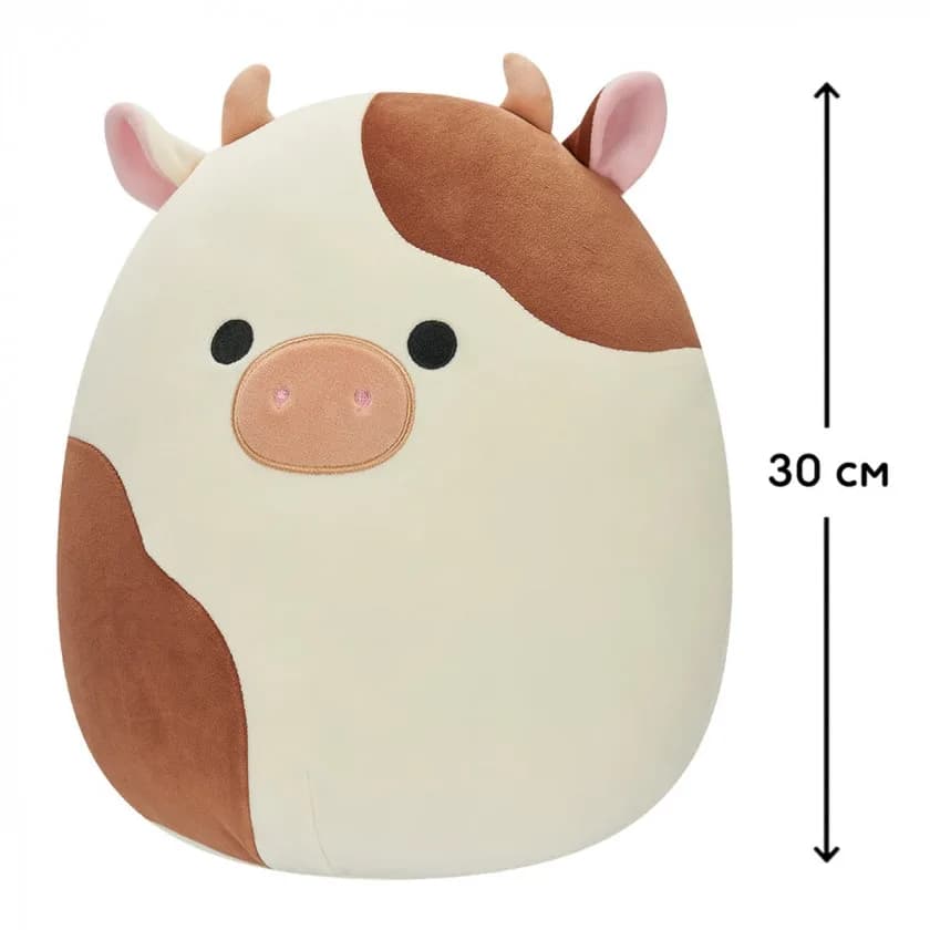 Іграшка м'яка Squishmallows Корівка Ронні 30см SQCR04170 фото 2 Іграшка м'яка Squishmallows Корівка Ронні 30см SQCR04170 фото 2