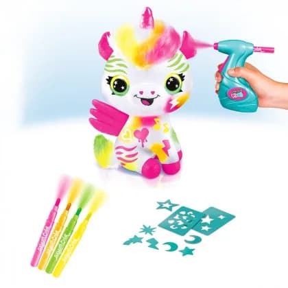 Набір для творчості Canal Toys DIY Airbrush Єдиноріг Космік з сяючим рогом AIR028 фото 5 Набір для творчості Canal Toys DIY Airbrush Єдиноріг Космік з сяючим рогом AIR028 фото 5
