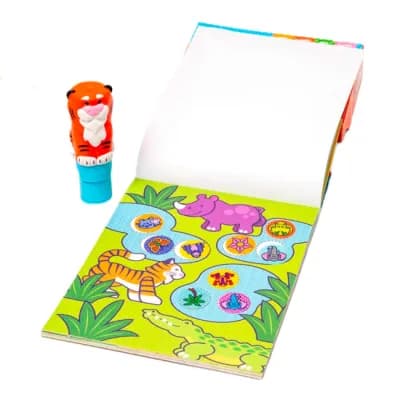 Набор из блокнота и штампа с наклейками Тигренок Melissa&Doug SM93205/6074897 фото 2 Набор из блокнота и штампа с наклейками Тигренок Melissa&Doug SM93205/6074897 фото 2