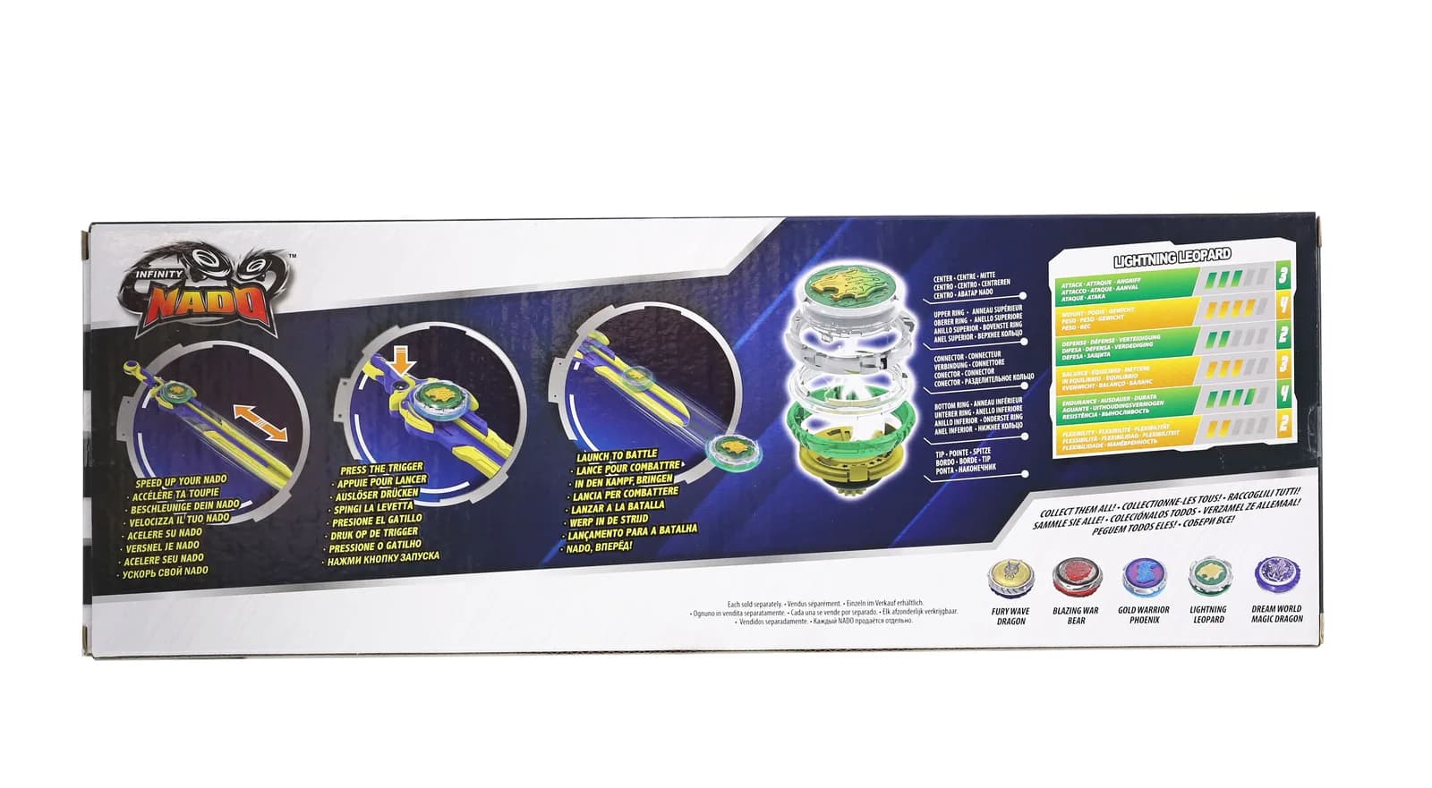 Дзига Infinity Nado Standard Pack Сліпучий Леопард EU654124 фото 5 Дзига Infinity Nado Standard Pack Сліпучий Леопард EU654124 фото 5