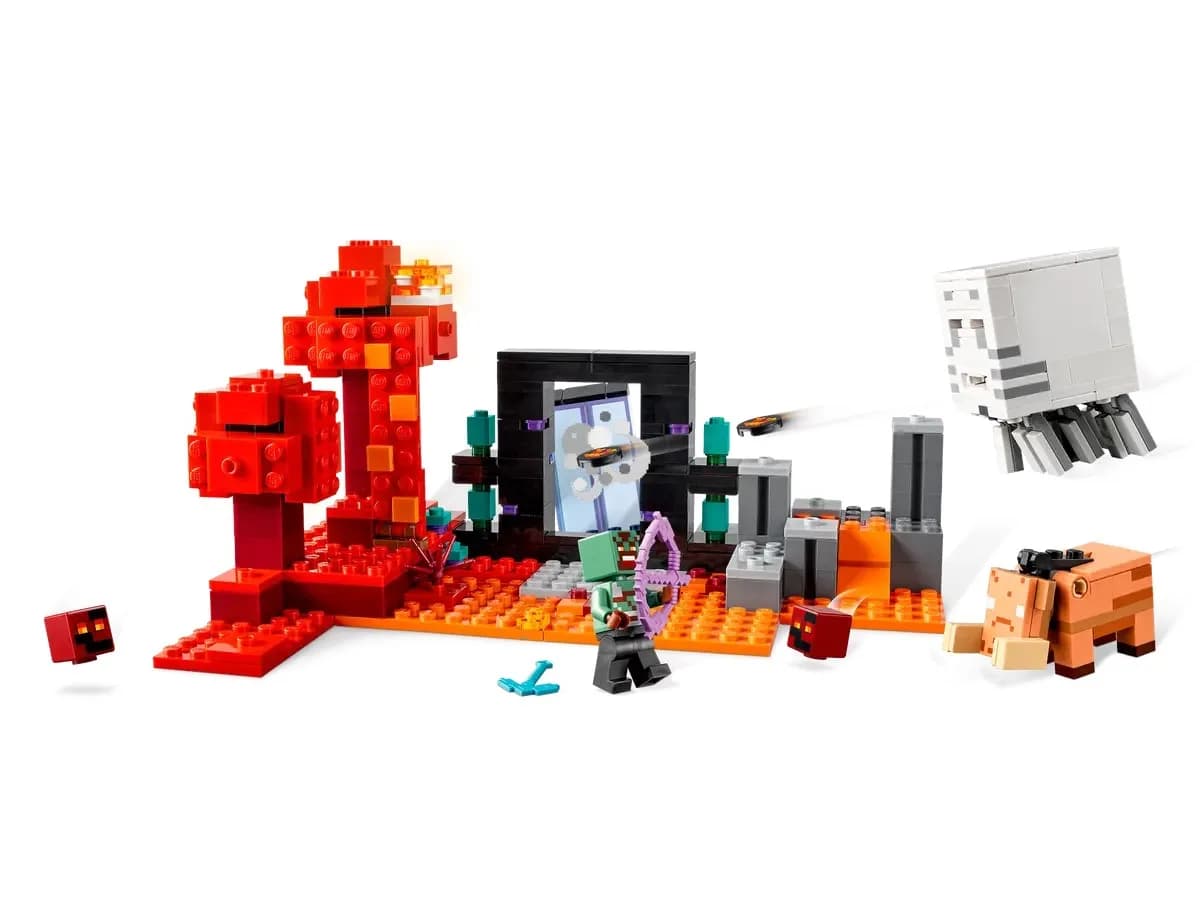 Конструктор Lego Minecraft Засідка біля порталу в Нижній світ 352дет 21255 фото 4 Конструктор Lego Minecraft Засідка біля порталу в Нижній світ 352дет 21255 фото 4