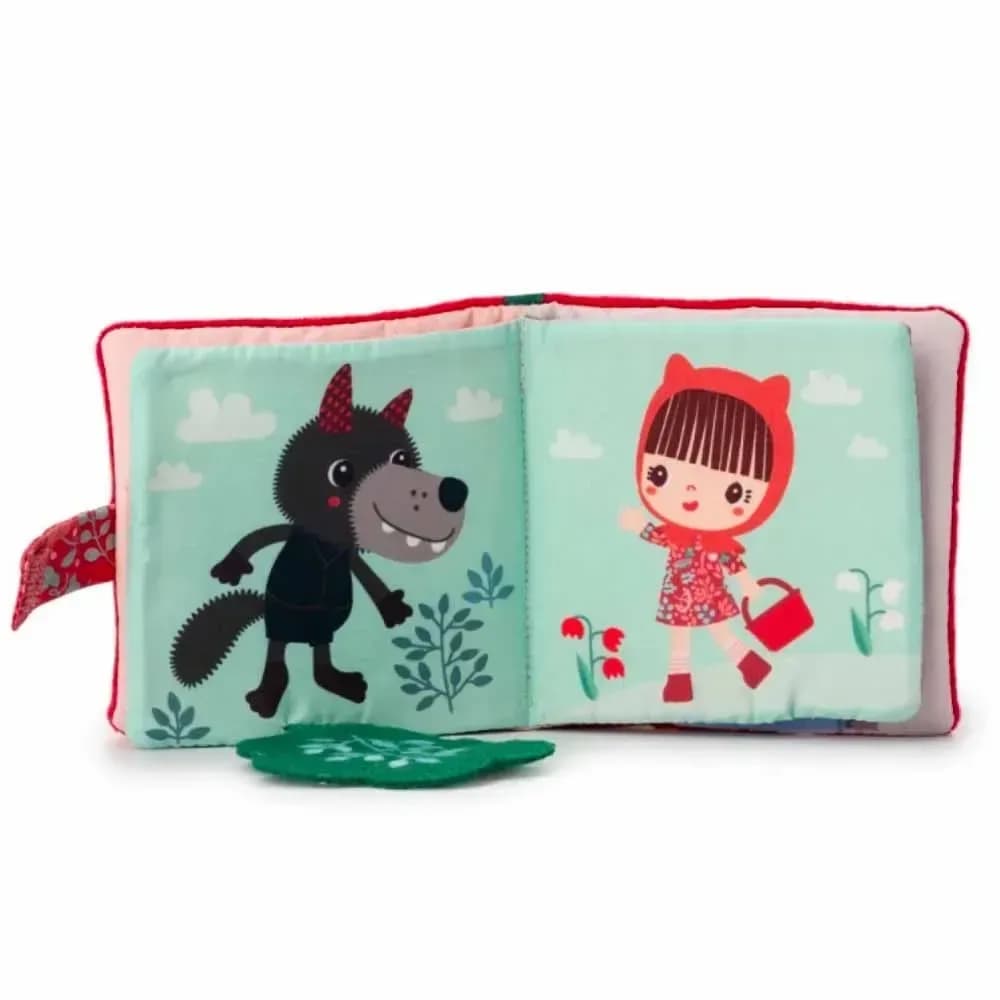 Книга м'яка маленька Lilliputiens Червона шапочка 83495 фото 4 Книга м'яка маленька Lilliputiens Червона шапочка 83495 фото 4