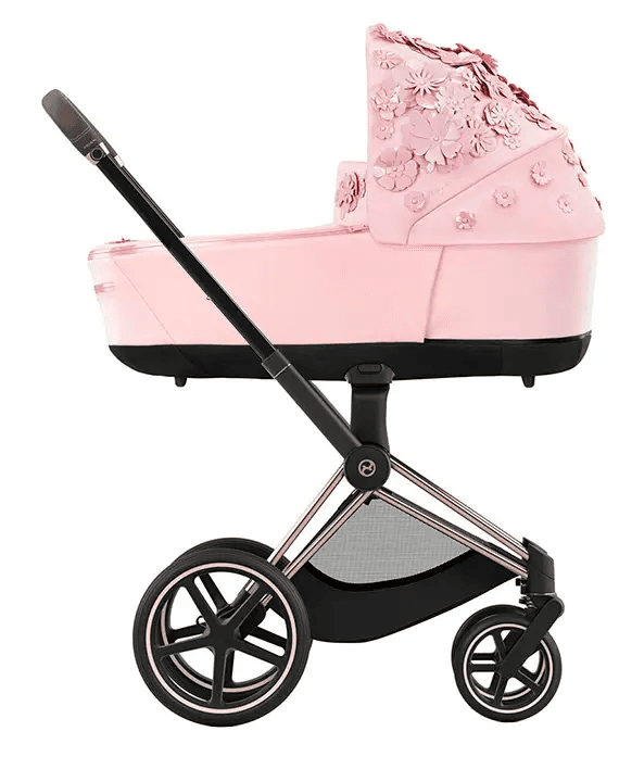 Коляска универсальная (люлька) Cybex Priam 4.0 Simply Flowers Pink/Rosegold 522000929/4-1 Коляска универсальная (люлька) Cybex Priam 4.0 Simply Flowers Pink/Rosegold 522000929/4-1