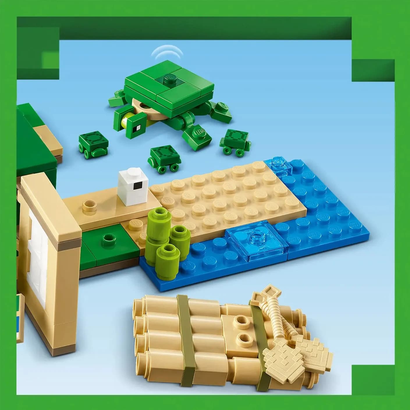 Конструктор Lego Minecraft Пляжный дом 234дет 21254 фото 5 Конструктор Lego Minecraft Пляжный дом 234дет 21254 фото 5