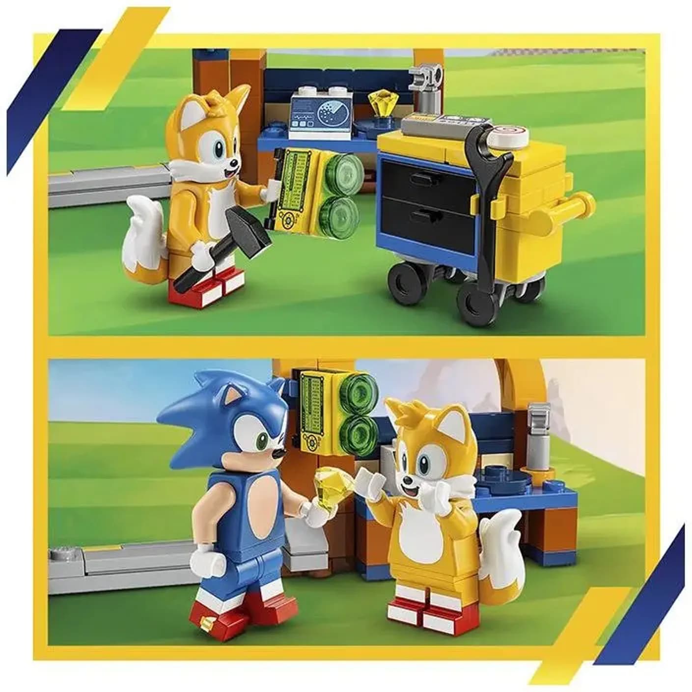 Конструктор Lego Sonic Мастерская Тейлз и самолет Торнадо 376дет 76991 фото 5 Конструктор Lego Sonic Мастерская Тейлз и самолет Торнадо 376дет 76991 фото 5