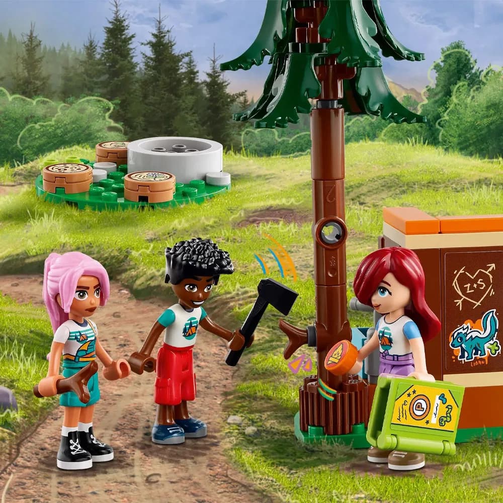 Конструктор LEGO Friends Затишні хатинки у пригодницькому таборі 437дет 42624 фото 6 Конструктор LEGO Friends Затишні хатинки у пригодницькому таборі 437дет 42624 фото 6